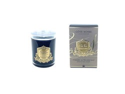 Crystal Glass Lid 450g Soy Blend Candle - Salted Butter Caramel - Gold