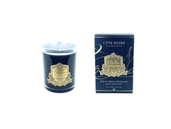 Crystal Glass 450g Soy Blend Candle - French Morning Tea - Gold