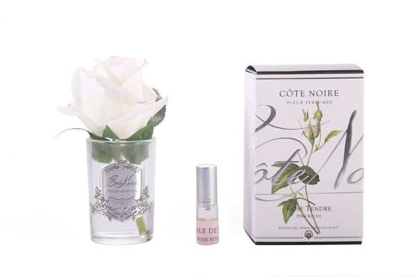 Cote Noire Perfumed Natural Touch Rose Bud - Clear- Pink Blush - GMR42