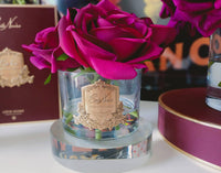 Côte Noire Perfumed Natural Touch 5 Roses LTD - Clear - Carmine Red - Burgundy Box - GMR90