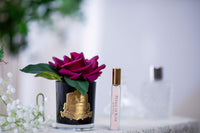 Côte Noire Perfumed Natural Touch Single Rose - Black - Red - GMRB04