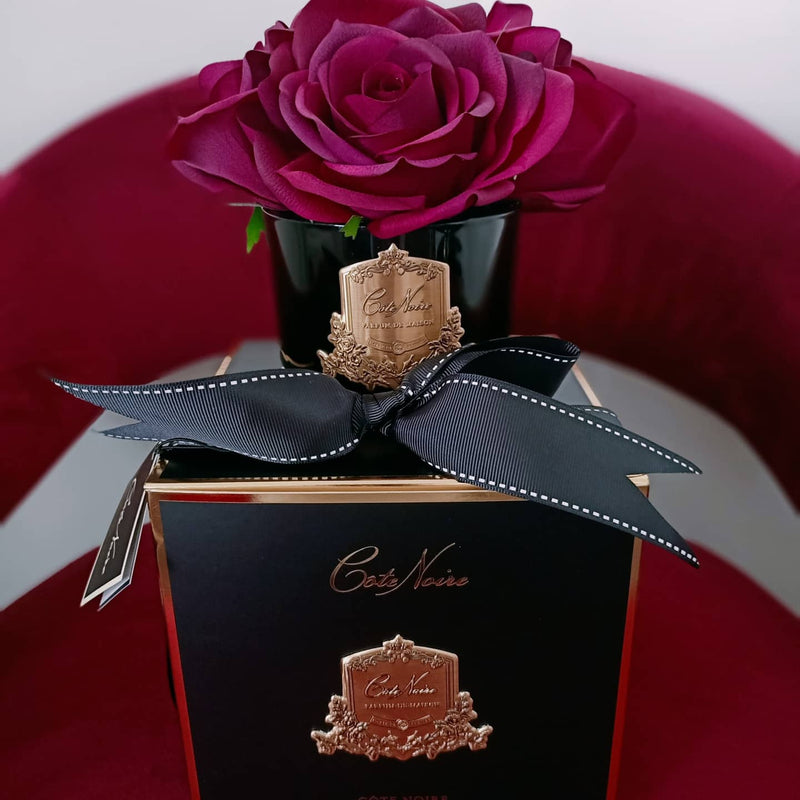 Côte Noire Perfumed Natural Touch 5 Roses - Black - Carmine Red - GMRB64