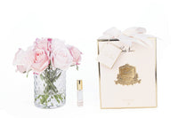 Cote Noire  Herringbone Flower - Mixed Rose Buds - Clear - HCF09
