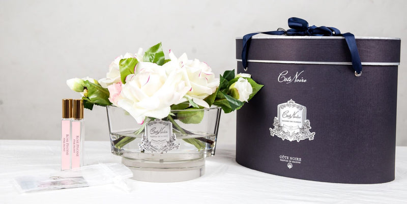 Cote Noire - Luxury Range Oval - Pink Blush Roses - LOV02