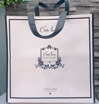 LARGE COTE NOIRE TOTE CARRY BAG - PINK & BLACK