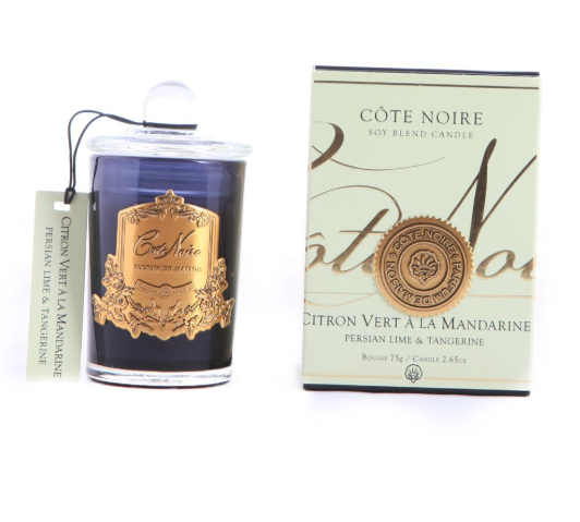 Côte Noire 75g Soy Blend Candle - Persian Lime & Tangerine - Gold