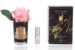 Côte Noire Perfumed Natural Touch Rose Bud - Black - White Peach - GMRB45