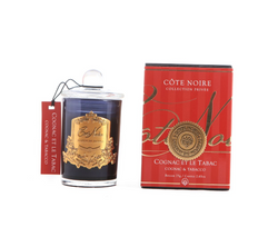 Côte Noire 75g Soy Blend Candle - Cognac & Tobacco - Gold - GML07524