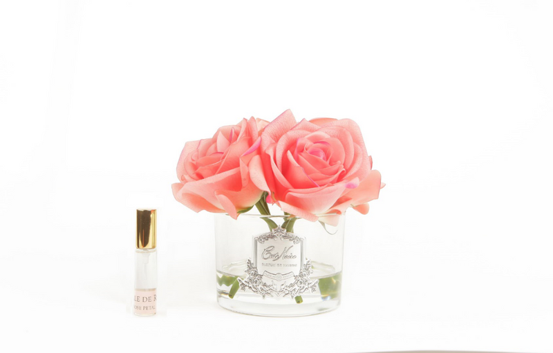 Côte Noire Perfumed Natural Touch 5 Roses - Clear - White Peach - GMR65