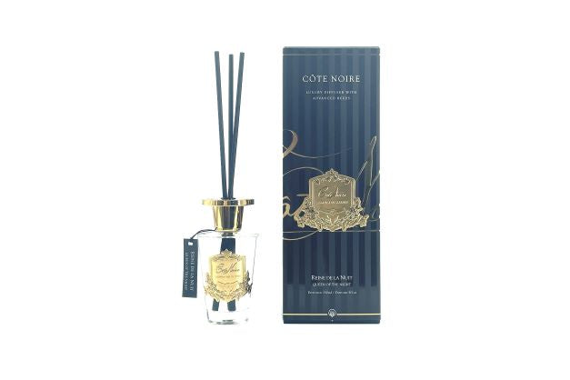Côte Noire 150ml Diffuser Set - Queen of the Night - Gold -GMDL15055