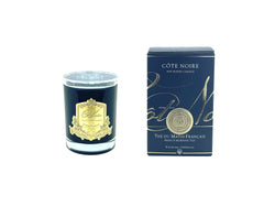 Crystal Glass lid 185g Soy Blend Candle - French Morning Tea - Gold