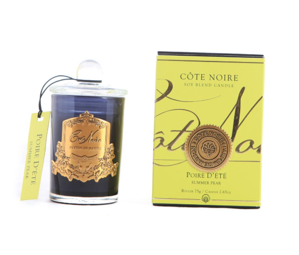 Côte Noire 75g Soy Blend Candle - Summer Pear - Gold